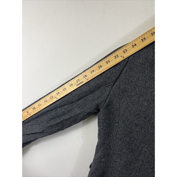 J CREW Women’s Gray Tweed Blazer Size 6 Charcoal Jacket 77388 - Picture 8 of 9